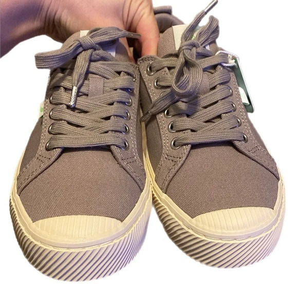 Unisex Cariuma OCA low mystic gray in canvas Men’s 8.5 Women’s 10 - Picture 4 of 14